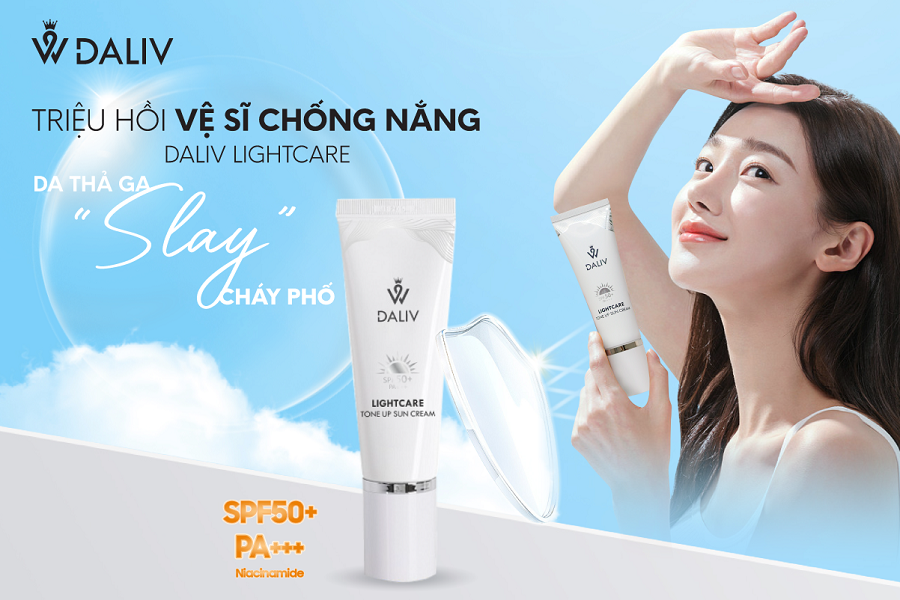 Triệu hồi vệ sĩ chống nắng Daliv Lightcare - Da "SLAY" cháy phố 1