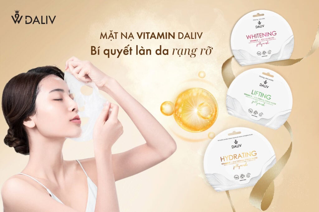 Dầu dưỡng da DALIV giúp làm sáng, nâng cơ, và dưỡng ẩm mịn màng cho làn da.