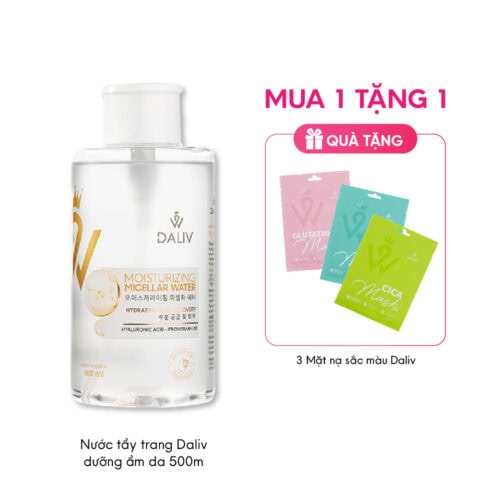 Nước tẩy trang Daliv dưỡng ẩm da 500ML